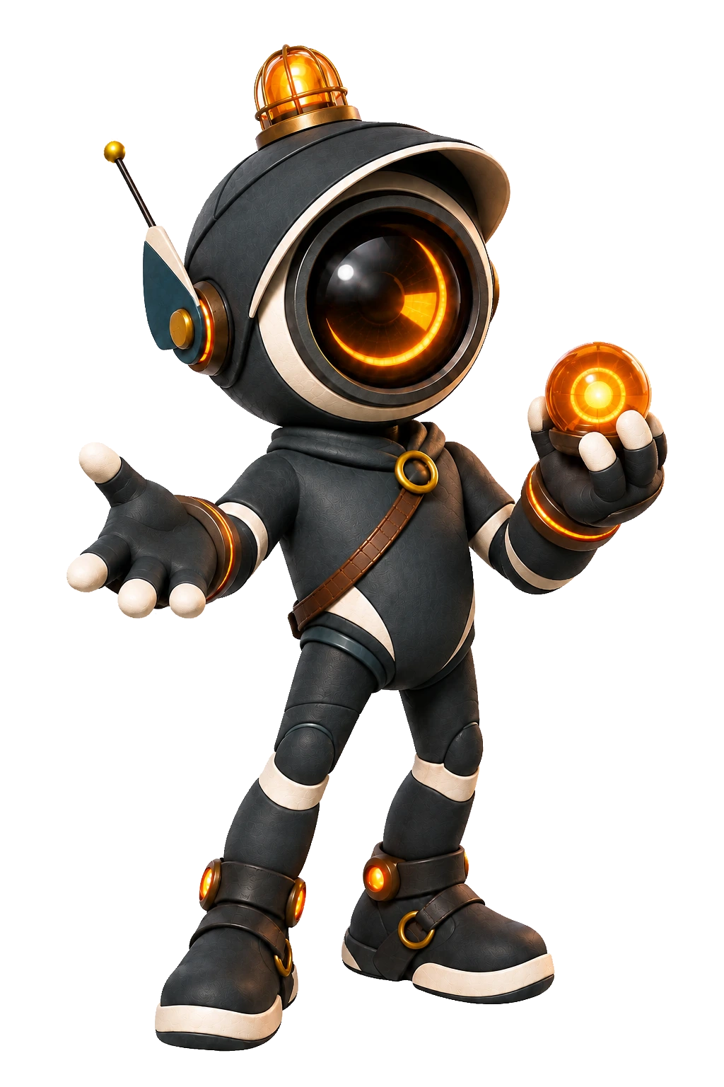 Radar, mascote da Strivium, apontando o próximo passo