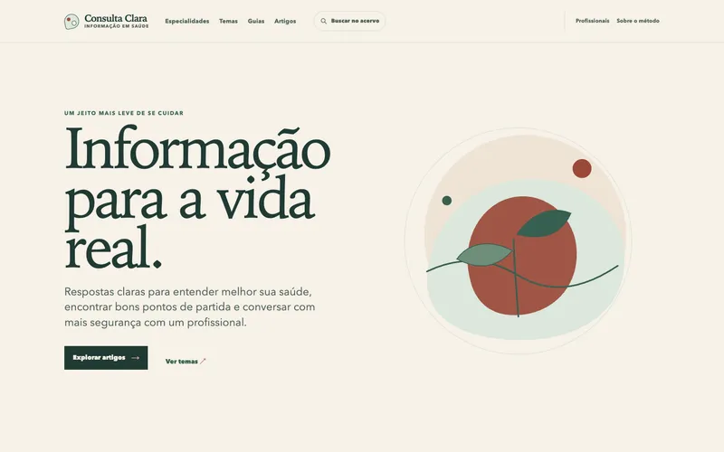 Página inicial do site consultaclara.com.br
